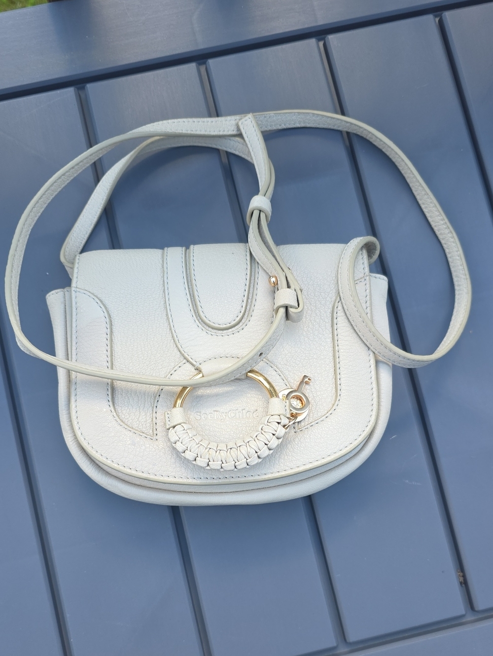 See By Chloe Small Hana Cement Beige Shoulder Bag